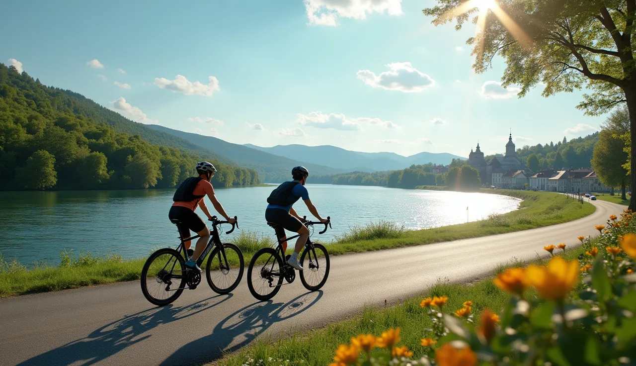 Fahrradtour entlang Neckar