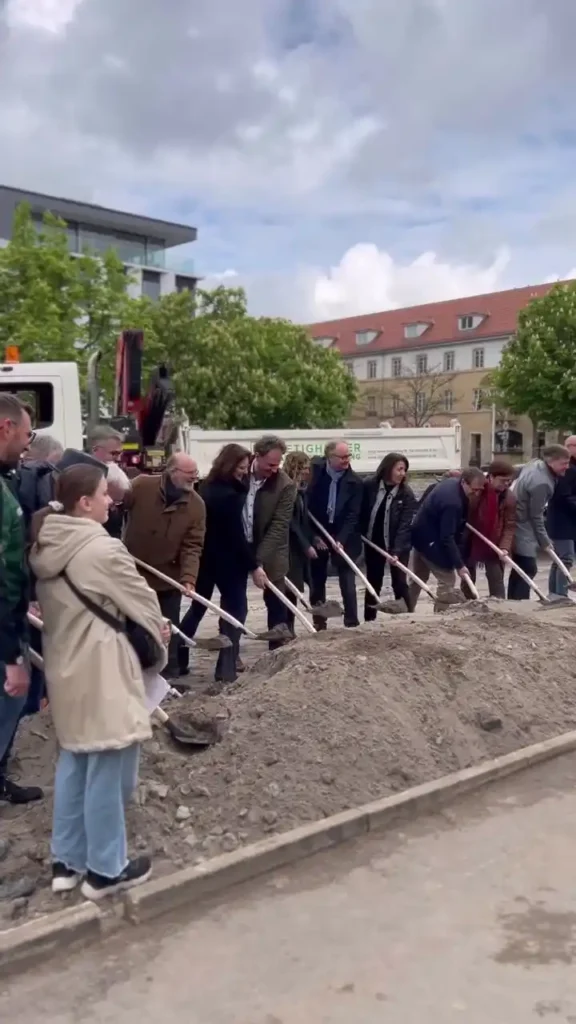 Ludwigsburg Arsenalplatz Bauarbeiten