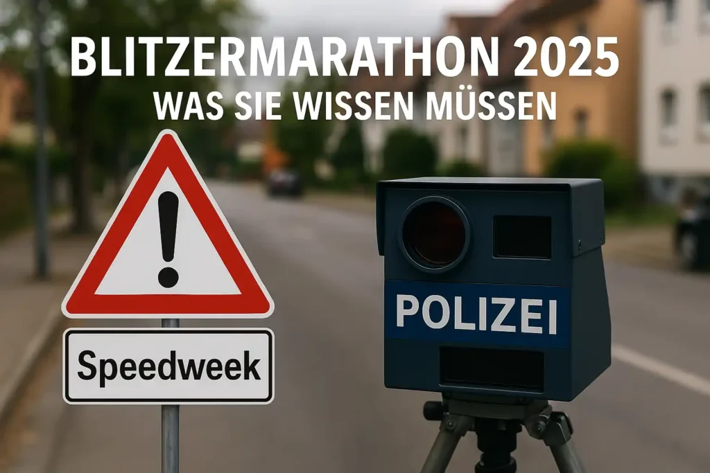 Blitzermarathon 2025 Beitragsbild