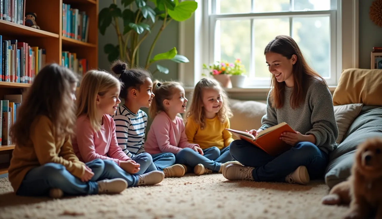 Aktionswoche Kindertagespflege Vorlesestunde