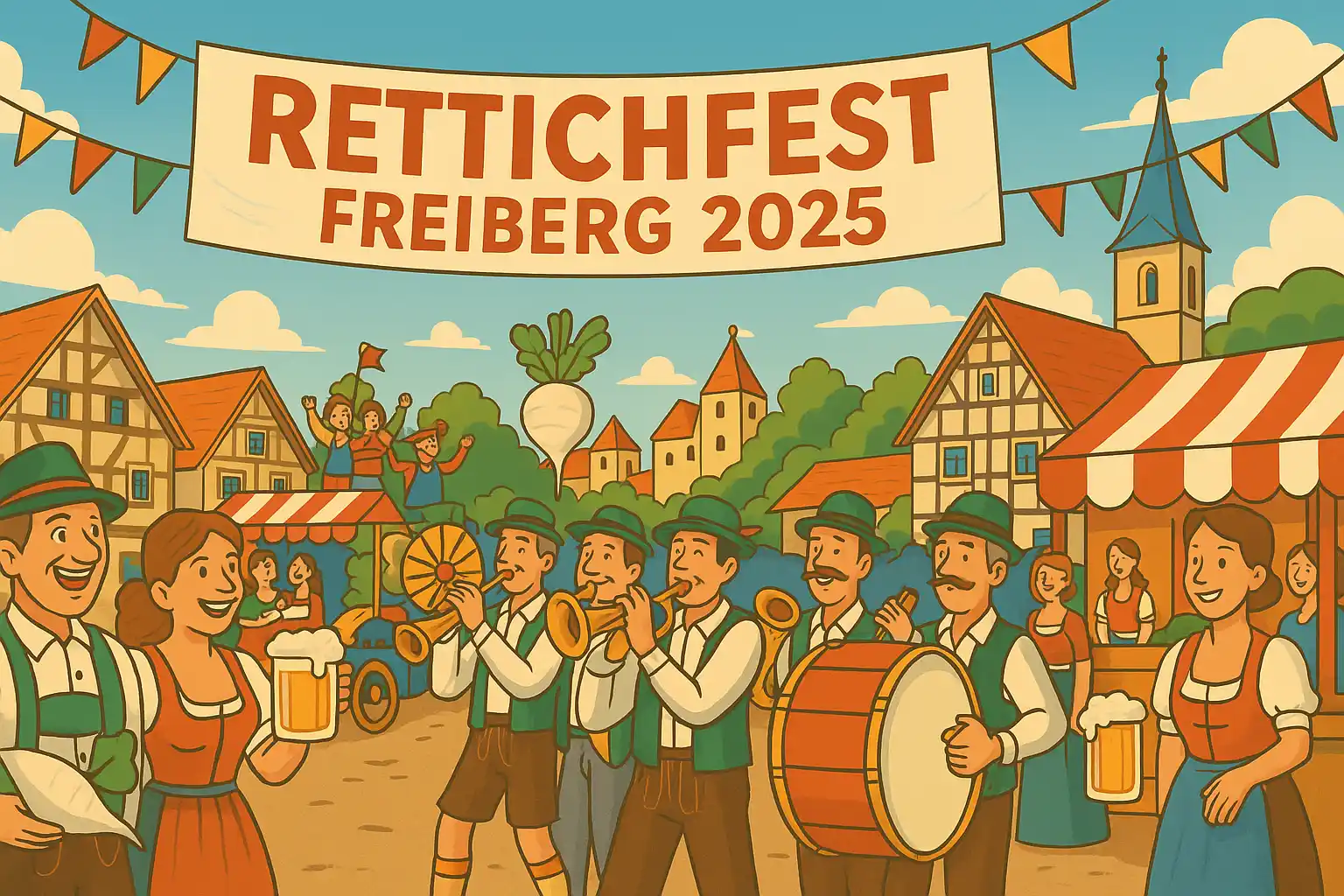 Rettichfest Freiberg Beitragsbild
