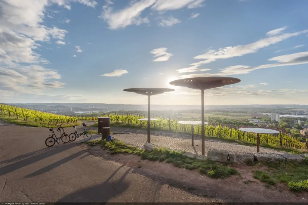 Picknick mit Aussicht Panorama Terrasse Fellbach