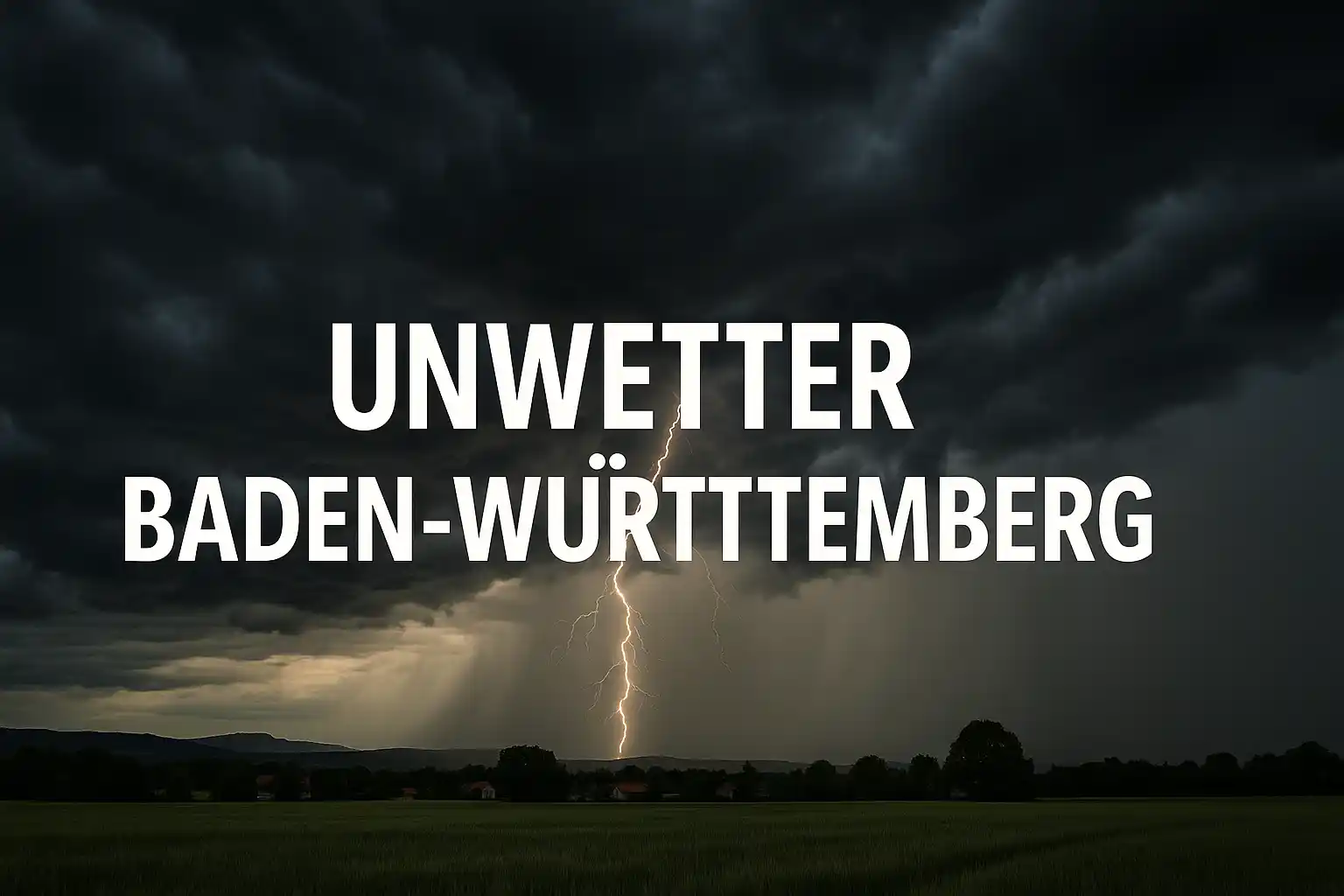 Unwetter Baden-Württemberg aktuelle Warunungen