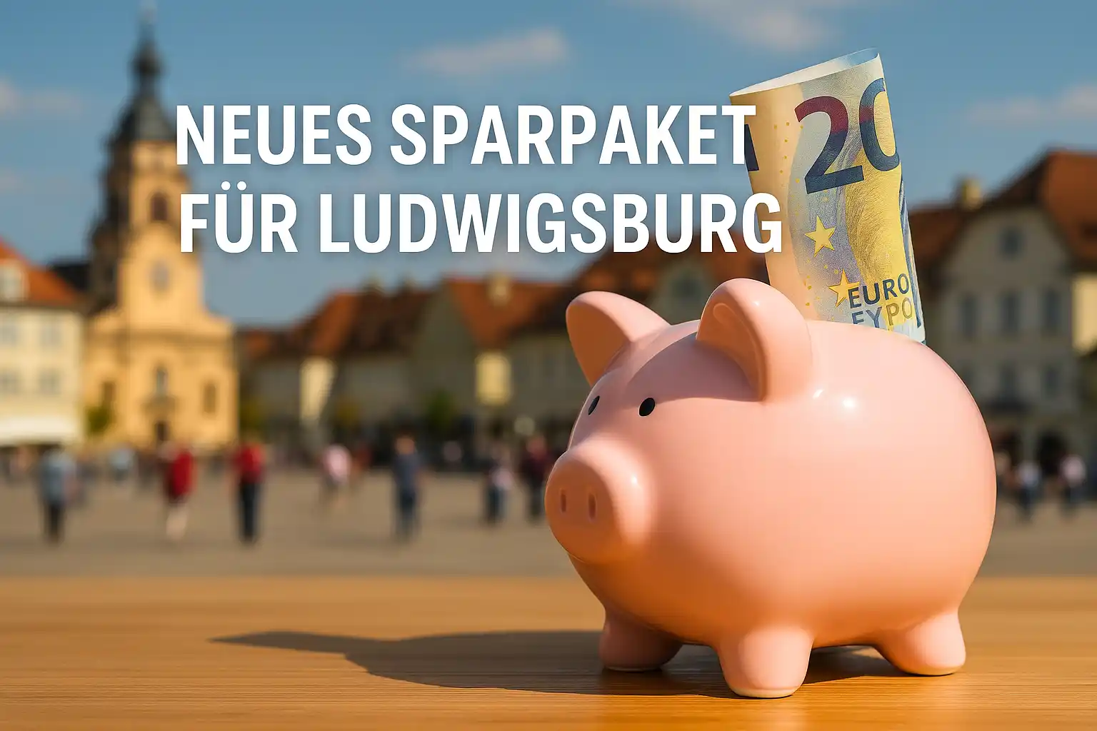 Neues Sparpaket für Ludwigsburg Sparschwein