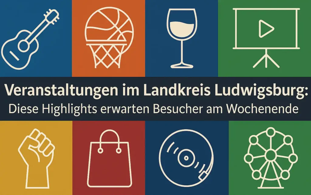 Illustration Veranstaltungen am Wochenende in Ludwigsburg