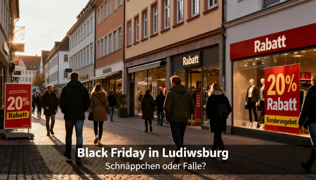 Black Friday Ludwigsburg Shoppinggasse am Black Friday