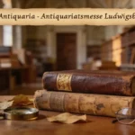 Antiquaria Ludwigsburg antike Bücher auf dem Tisch