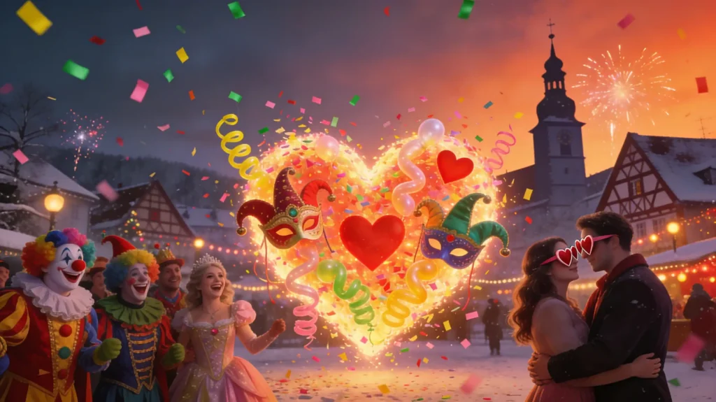 events in Ludwigsburg Valentinstag trifft Fasching