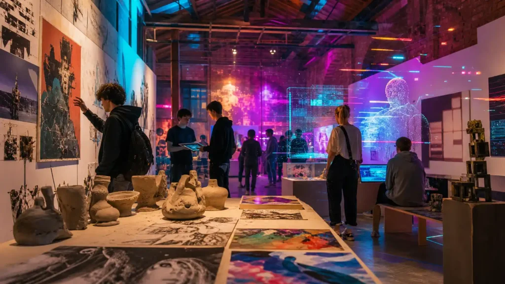 Ausstellung mixed realities