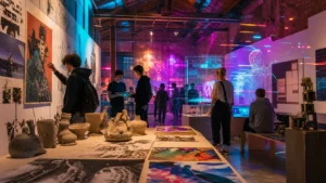 Ausstellung mixed realities