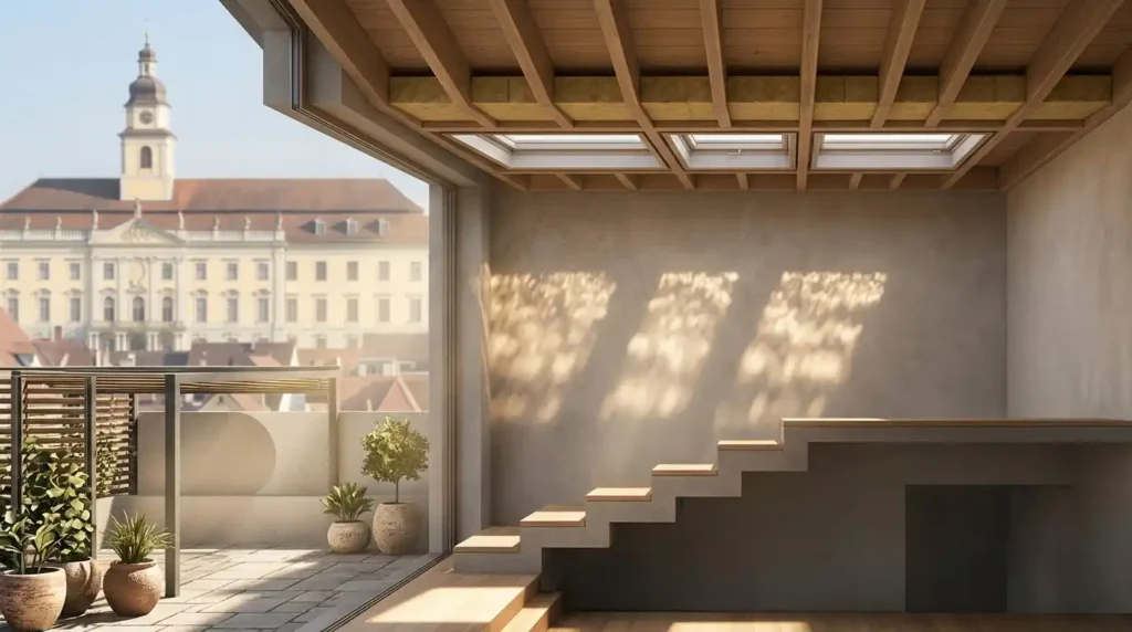 mehr Tageslicht unter dem Flachdach