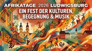 Afrikatage Ludwigsburg 2026 abstraktes Beitragsbild