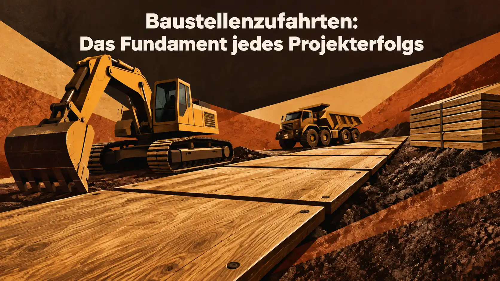 Baustellenzufahrten abstraktes Beitragsbild